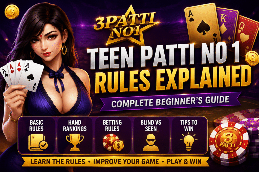Teen Patti No 1 Rules Explained | Complete Beginner Guide 2026